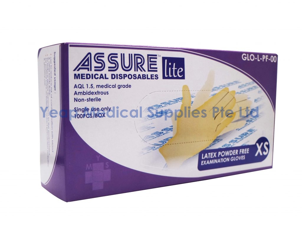 ASSURE Latex Examination Gloves Yeap Medical