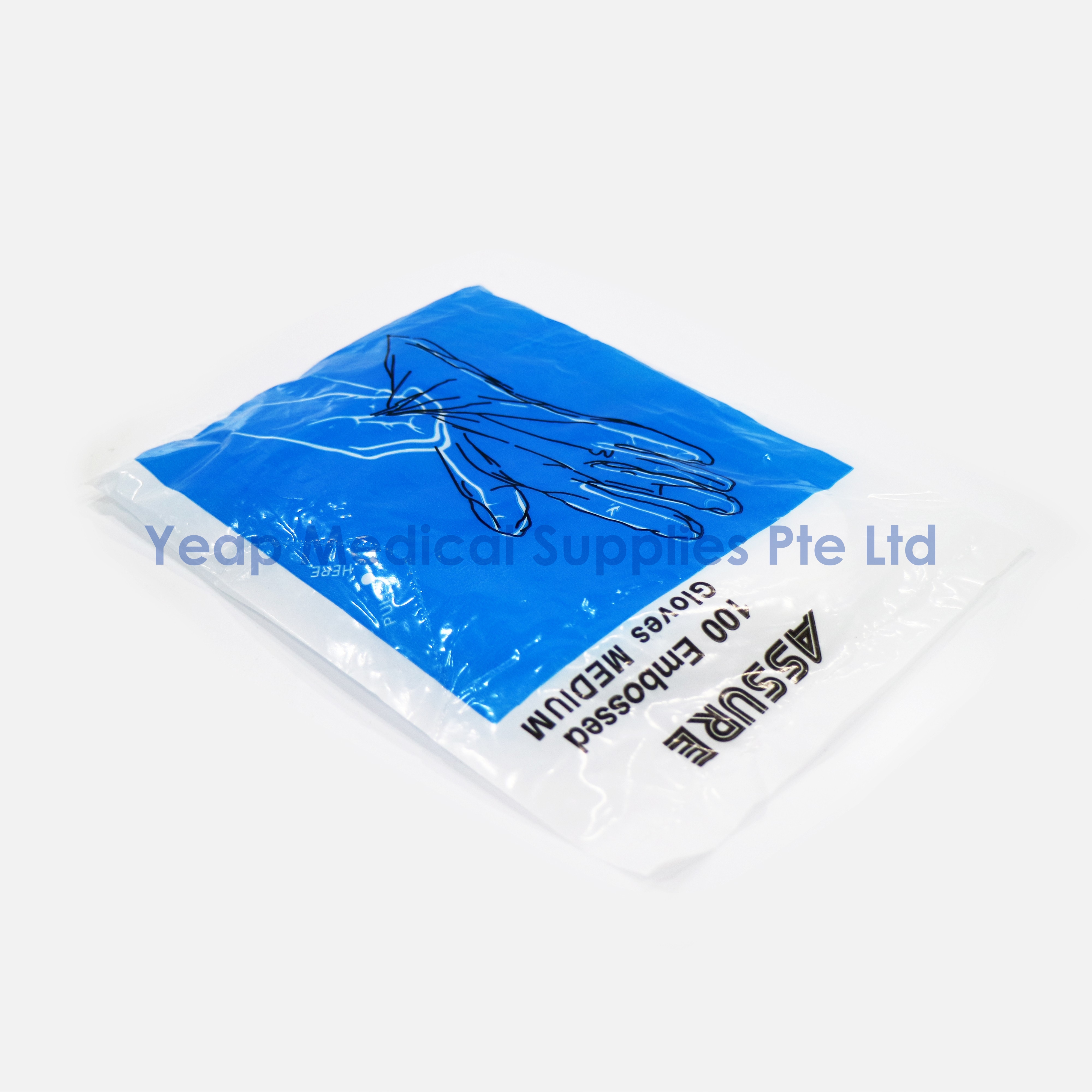 Disposable Embossed Plastic Gloves - Yeap Medical