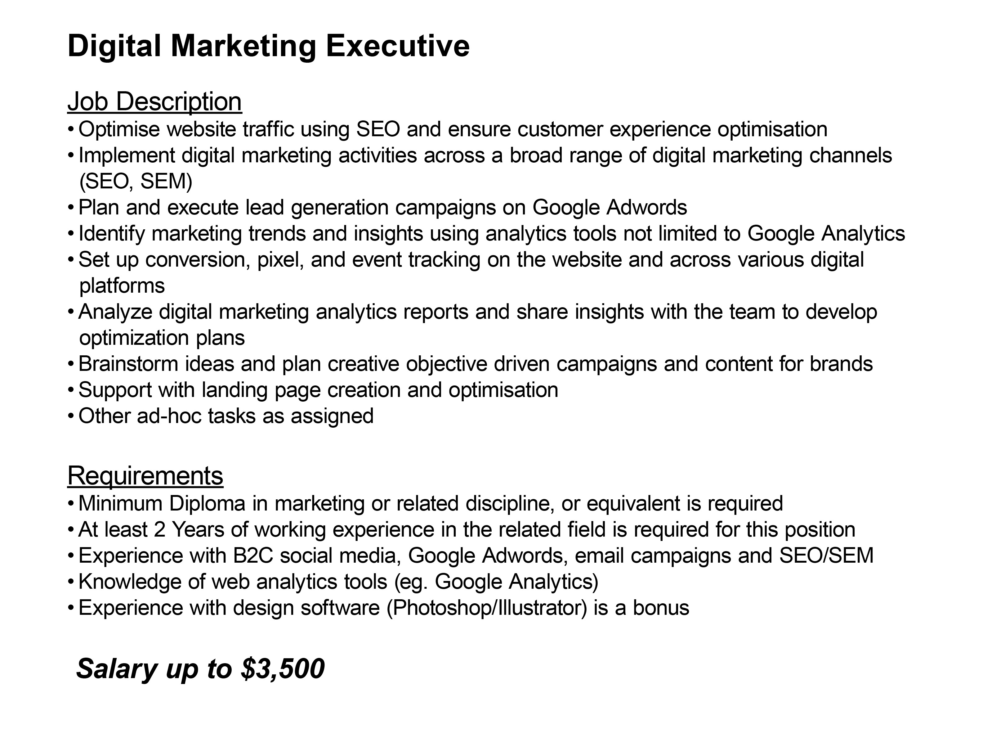 Recruitments_YMS_Digital Marketing Executive
